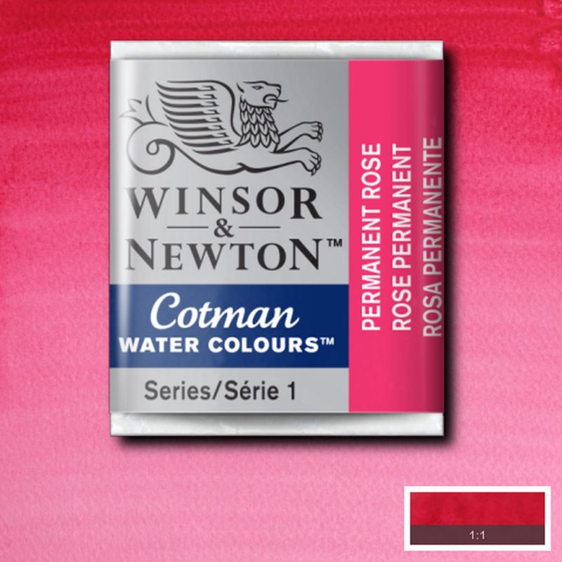 

COTMAN WATERCOLOUR HALF PAN PERMANENT ROSE WINSOR & NEWTON