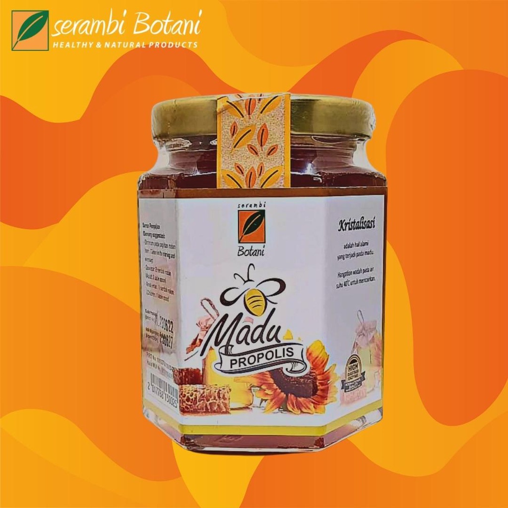 

Madu Asli Murni Propolis 240gr Serambi Botani Standar Internasional