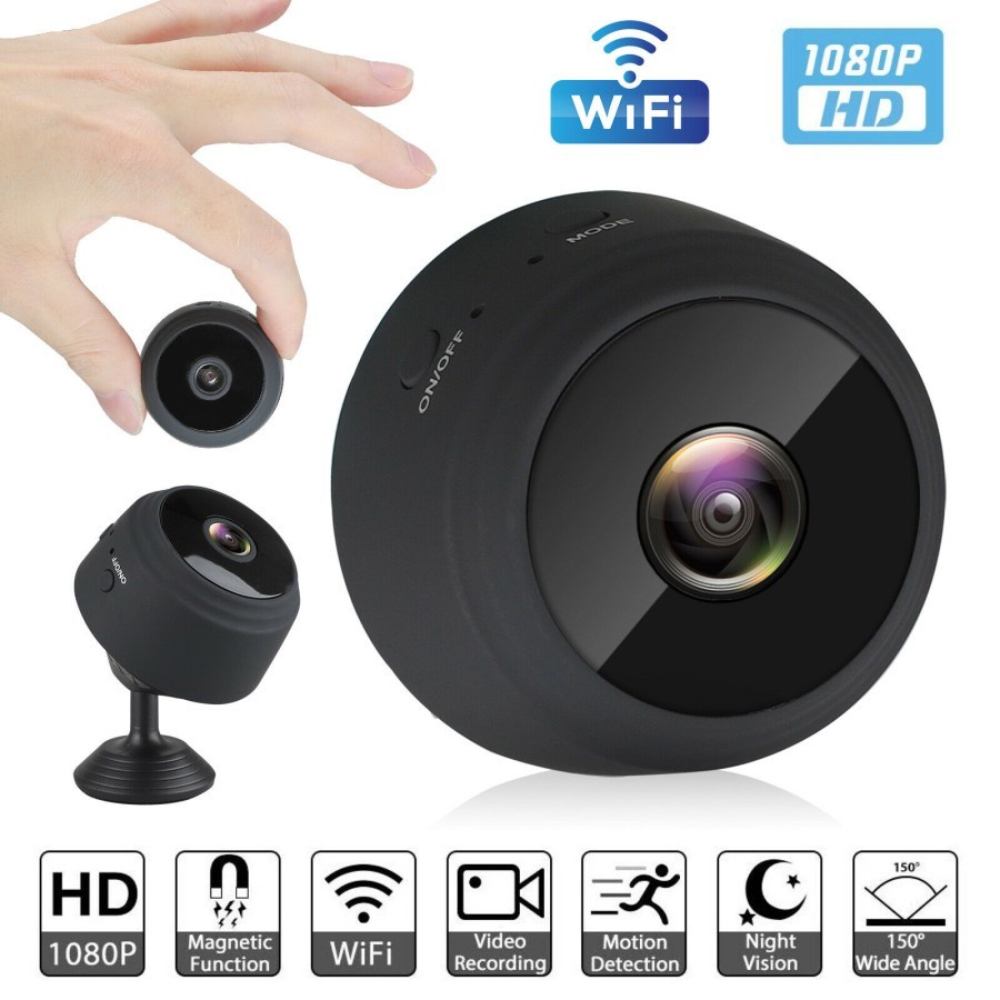 Taffware A9 IP Camera WiFi Mini CCTV HD 1080P Spy Cam Kamera Pengintai