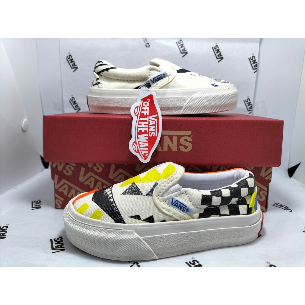 SEPATU VANS  MOMA Motif Gemoy Gemes Lucu Imut SLOP SEKOLAH PLAY GROUP TK SD ANAK KECIL LUCU MURAH PEREMPUAN LAKI-LAKI KADO HADIAH BERKUALITAS TERJANGKAU AWET NYAMAN DI GUNAKAN