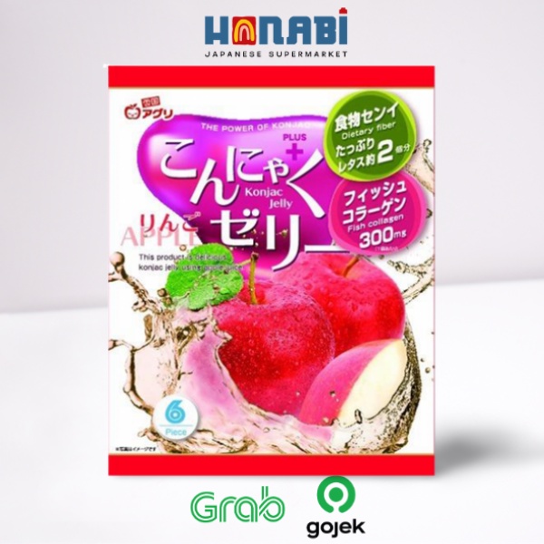 

Yukiguni Aguri Konjac Jelly Apple 108g - Jelly Rasa Apel Made In Japan