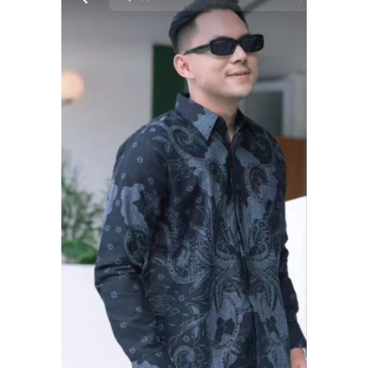 KEMEJA BATIK MODERN SLIMFIT PANJANG BAHUN KATUN HALUS FULL FURING HALUS