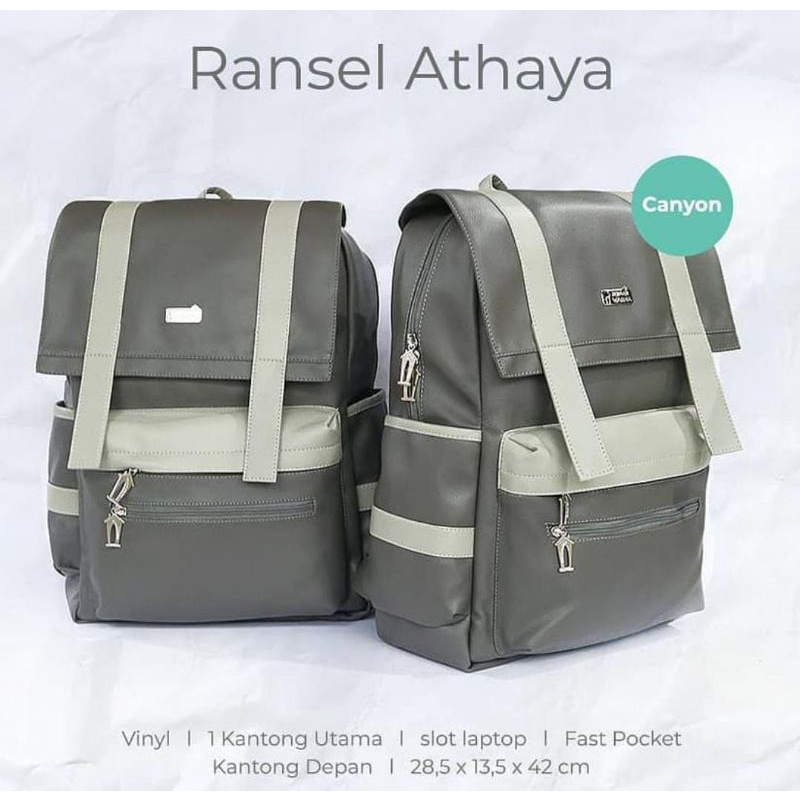 RANSEL ATHAYA TAS PUNGGUNG BACKPACK WANITA RUMAH WARNA