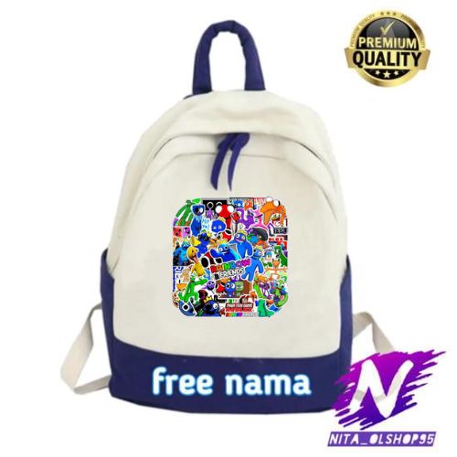 tas sekolah anak rainbow friends game roblox ransel anak