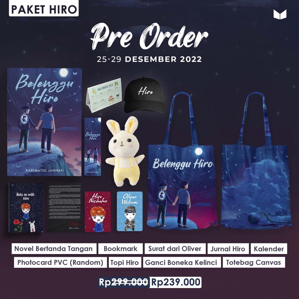 Novel Belenggu Hiro - Karimatul Jannah