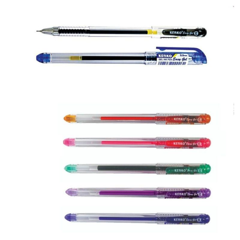 

MG - PULPEN EASY GEL KENKO 0.5MM GROSIR 12 PCS