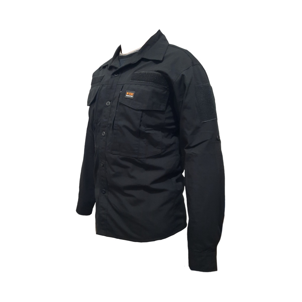 Kemeja W-TAC Tactical Outdoor Panjang hitam,khaki,abu ripstop kotak