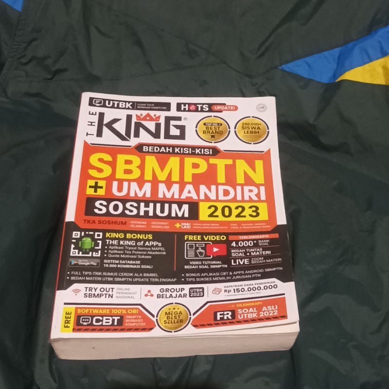 Preloved buku snbt/sbmptn the king 2023 soshum tps