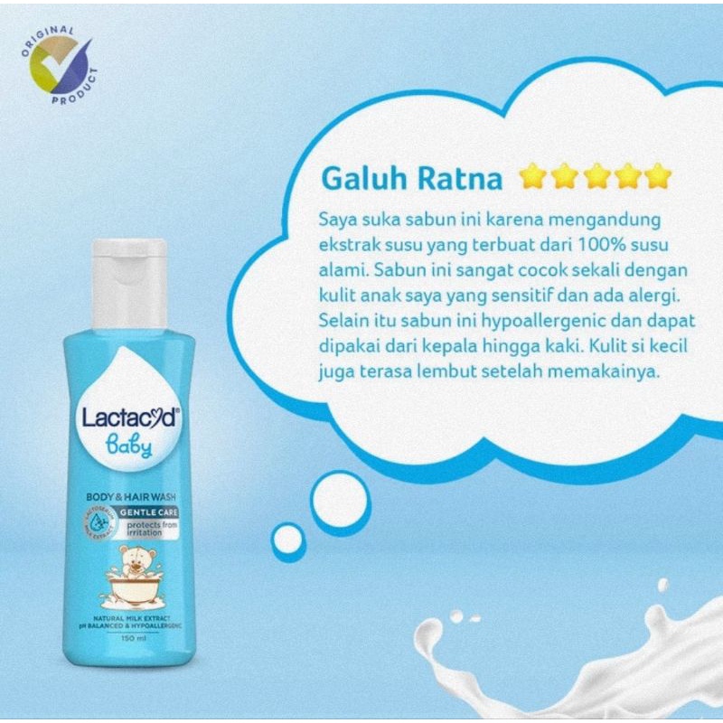 Lactacyd Baby Gentle Care 150 ml - Sabun Bayi Melindungi Dari Iritasi