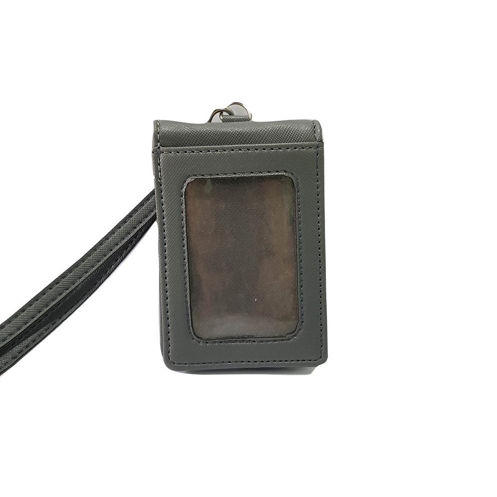

[P-O8O-➸] ID Card Holder Magnet Lanyard Magnet Name Tag Kulit Termurah Berkualitas PU Leather ID Card_kekinian