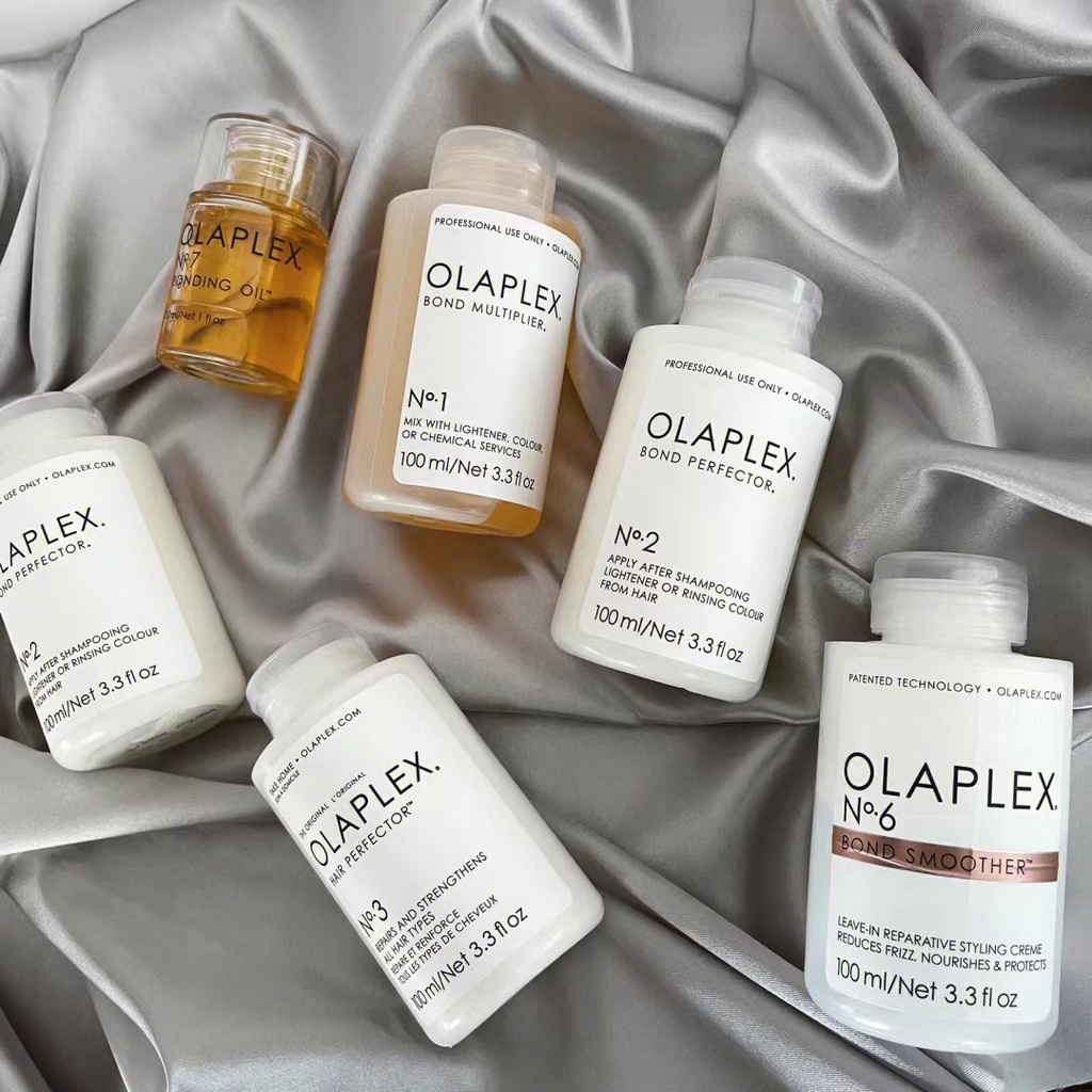 OLAPLEX No.3 Hair Perfector Treatment/No.4 Bond Maintenance Shampoo/No.5 Bond Maintenance Conditioner/No.6 Bond Smoother/No.7 Bonding Oil