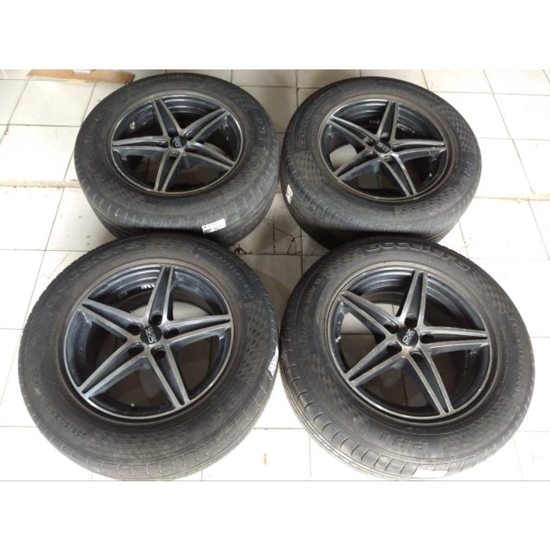velg bekas racing oz ring 16+ban 235 60 16 pcd 5x114 lebar 7,5 et 40