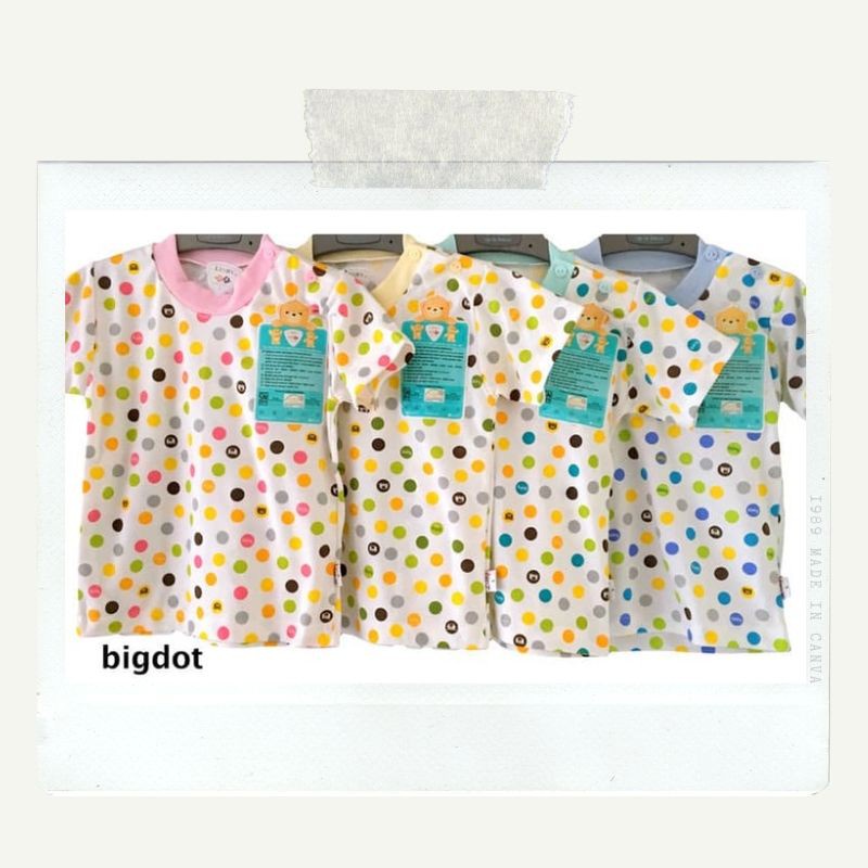 Libby Oblong Pendek Isi 3pcs Polkadot