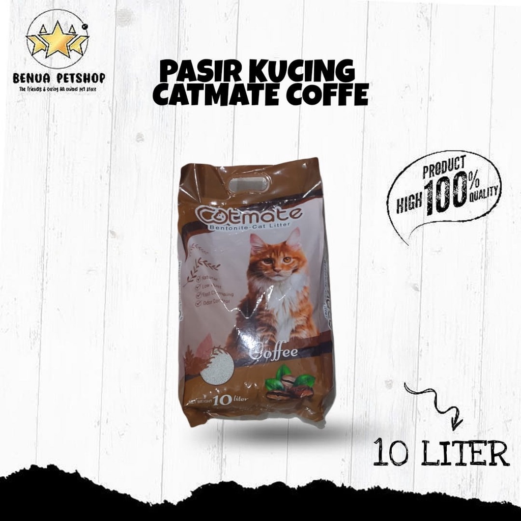 PASIR KUCING CATMATE BENTONITE LITTER IMPORT - 10 LITER (GRAB GOSEND)