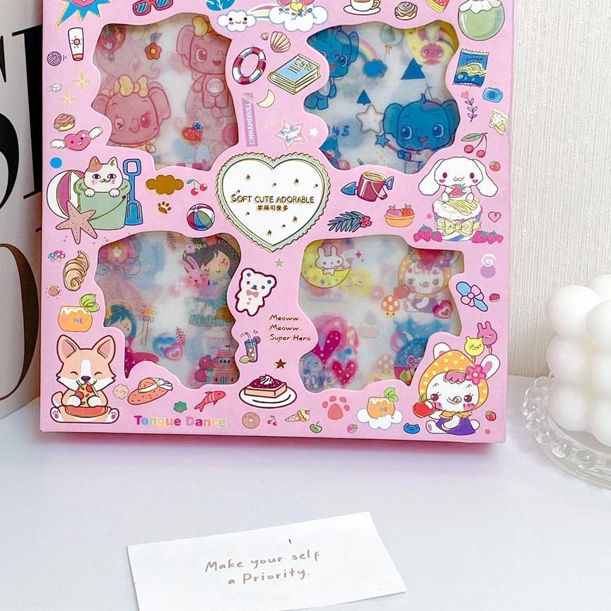

Recommended PAKET STICKER MOMO SENMU ISI EKONOMIS 32 LEMBAR / PAKET BOX STICKER TRANSPARAN ANTI AIR MOTIF CUTE SWEET WARNA WARNI BISA ;