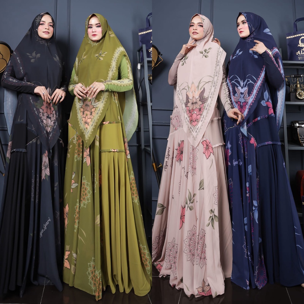 Maharani Series By Alya Syari Official ORI Hijab Gamis Syar'i Original Kekinian Terlaris Termurah Bestseller Best seller