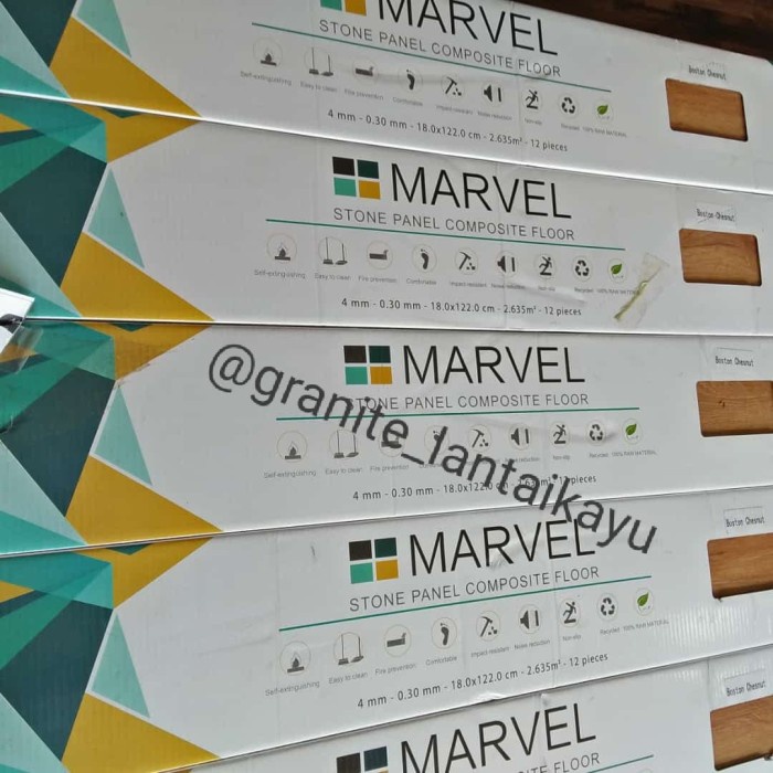 Vinyl Click Spc Marvel Terpasang
