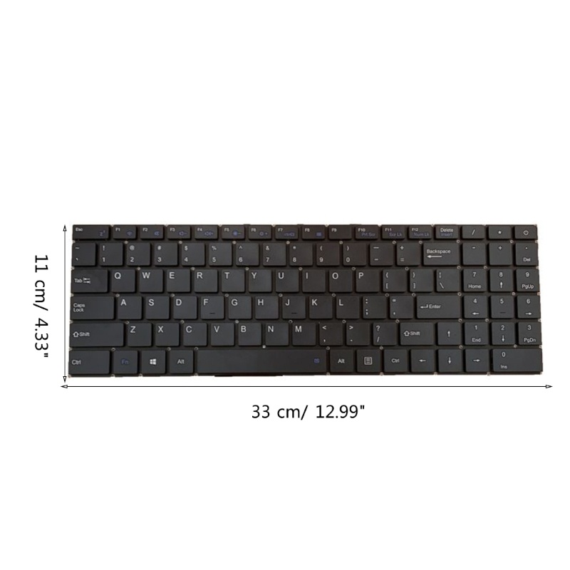 Zzz US Aksesoris Keyboard Tepi Hitam Inggris Untuk Notebook HASEE KINGBOOK X5-2020A3