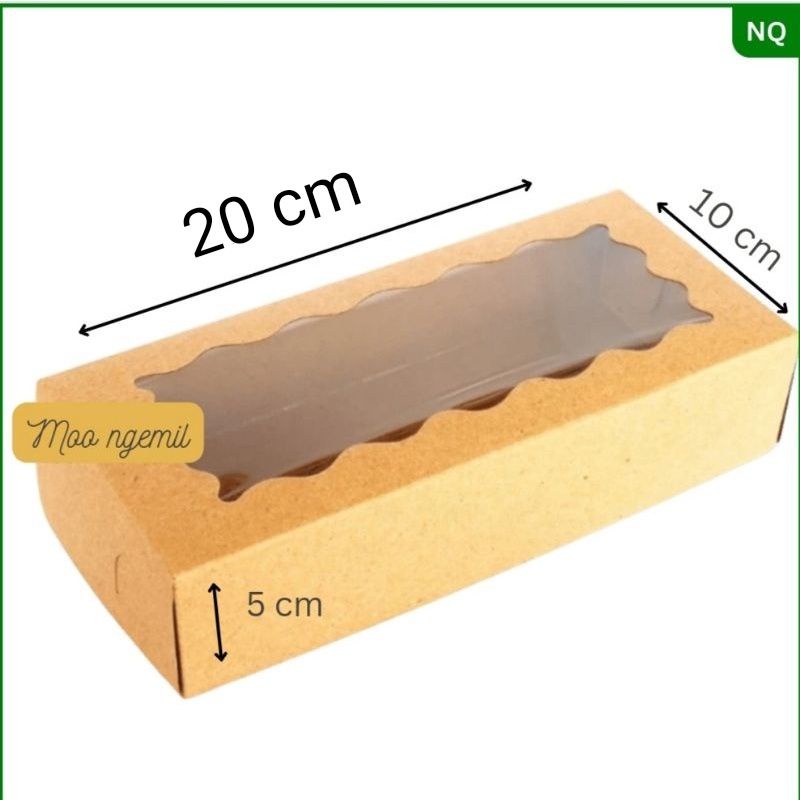 

(FREE 2 BELI 30) BOX BROWNIES 20X10X5. KARDUS 20X10X5. KOTAK DONAT, KOTAK KRAFT