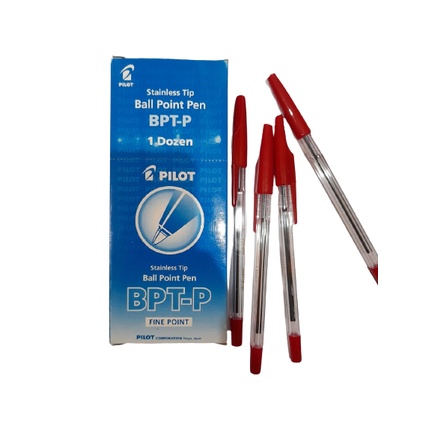 

BOLPEN PILOT BPTP WARNA MERAH - FINE POINT (PCS)