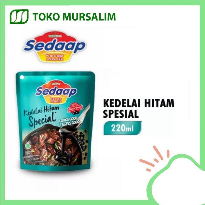 

Sedaap Kecap Manis Kedelai Hitam Special Refill 220ml