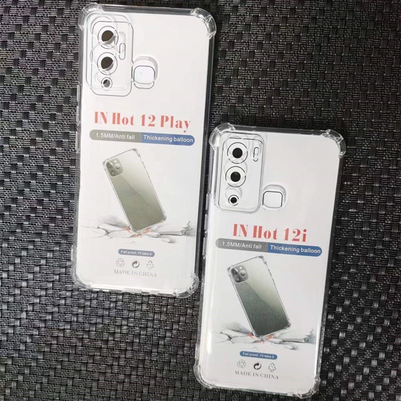 INFINIX HOT 30 HOT 30i HOT 20i HOT 10S HOT 12 PRO HOT 12 HOT 12i HOT 12 PLAY CASE SOFTCASE HD CRACK BUMPER SHOCKPROOF ANTICRACK TEBAL SILIKON KARET CASING COVER