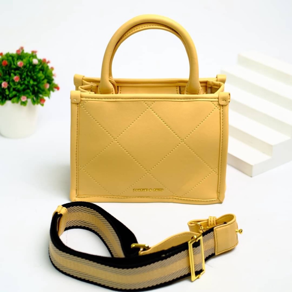 [7.7 Boombastis Sale⚡] - TAS SELEMPANG WANITA BRANDED CK SQUARE SLING BAG CK957 PREMIUM IMPORT