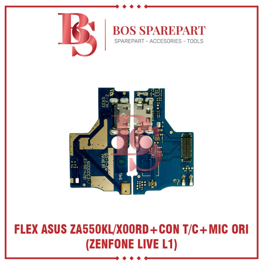 FLEXIBEL ASUS ZA550KL / X00RD + CONNECTOR CHARER + MIC ORI