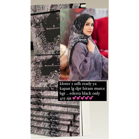 ederra black buttonscarves