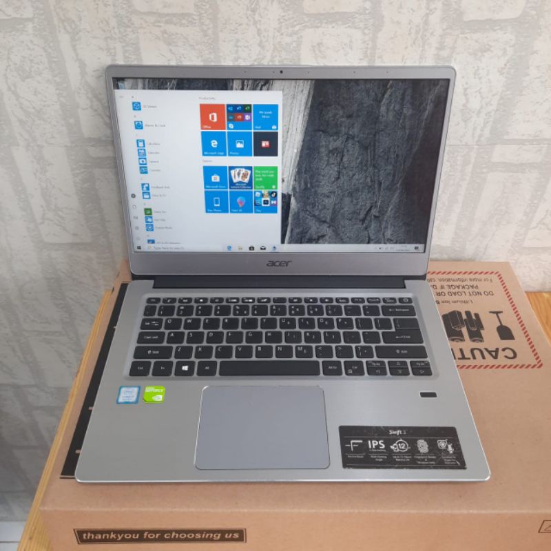 Laptop Acer Swift 3 SF314-54G Cor i5-8250U Ram 4GB/HDD 1Tb  Nvdia MX 150 2GB Layar FHD IPS 1920X1080