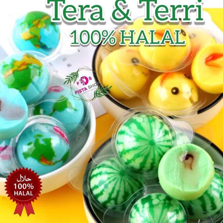 

[E-M6M] ❤] Trolli TERA TERRI Gummy Jelly Halal ISI SELAI Vegetarian Planet Gummy jelly Permen 1pcs viral fistashop-pasti dikirim