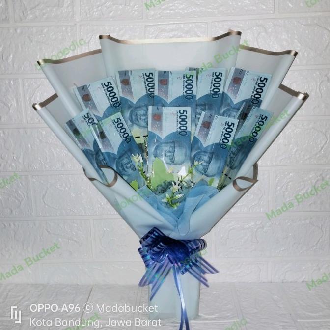 Bucket uang asli 500k