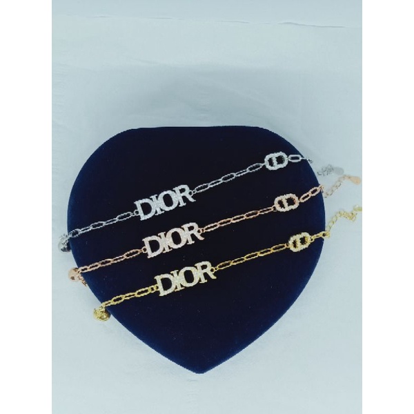 gelang tangan rantai paperclip di*r mp+1bel/perak asli silver 925 lapis emas/perhiasan fashion wanita terbaru