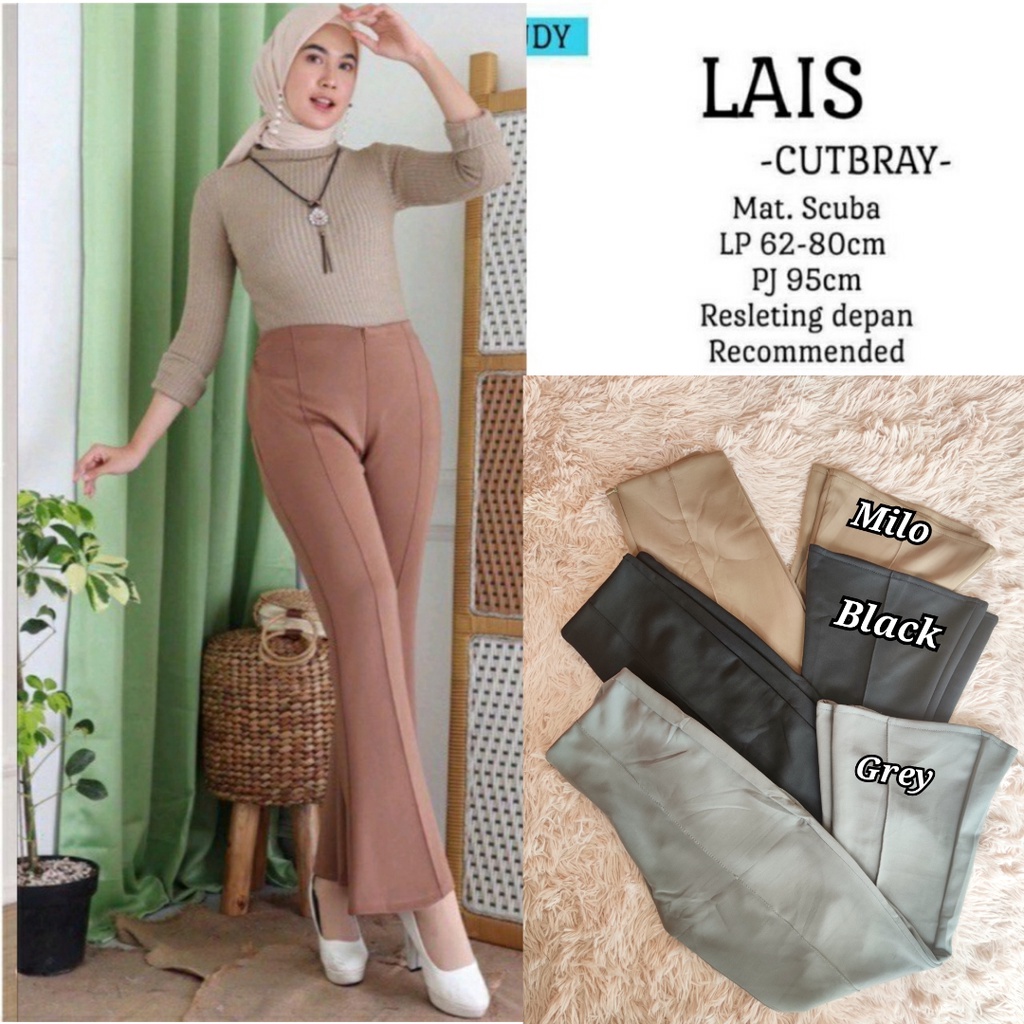 CELANA CUTBRAY HIGH WAIST (HW) MATT SCUBA PREMIUM