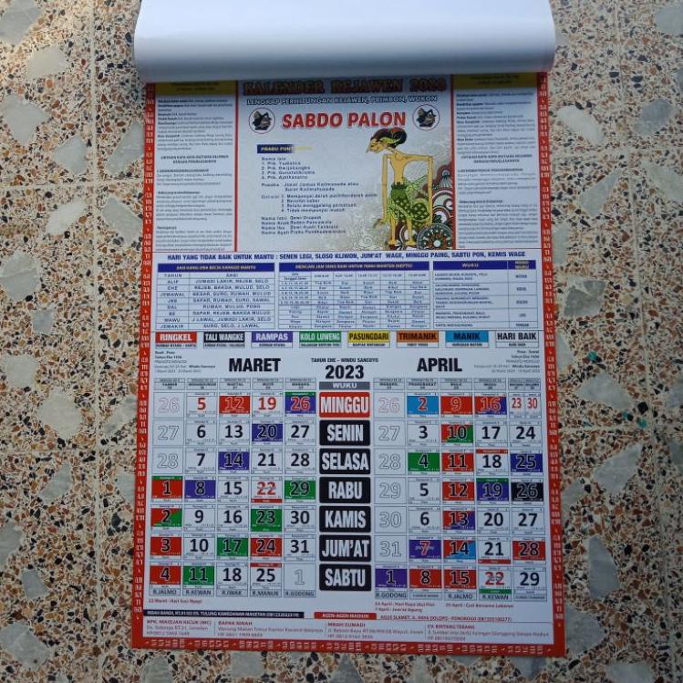 

[Z-Z5Z[✉] Kalender Jawa 2023 Sabdo Palon Kalender Kejawen tanggalan jawa trending