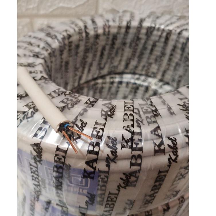 Best Seller Kabel tunggal 2x1,5 isi 50 meter rol/ kabel listrik 1 rol isi kawat hero kabel promo mur