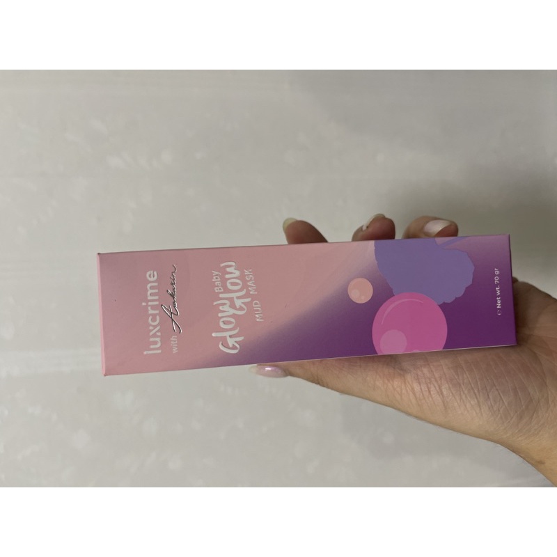 luxcrime x awkarin glow baby glow mud mask