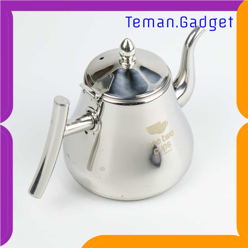 TG - DPR One Two Cups Teko Air Teh Kopi Water Kettle Teapot 1L with Filter - HS4012