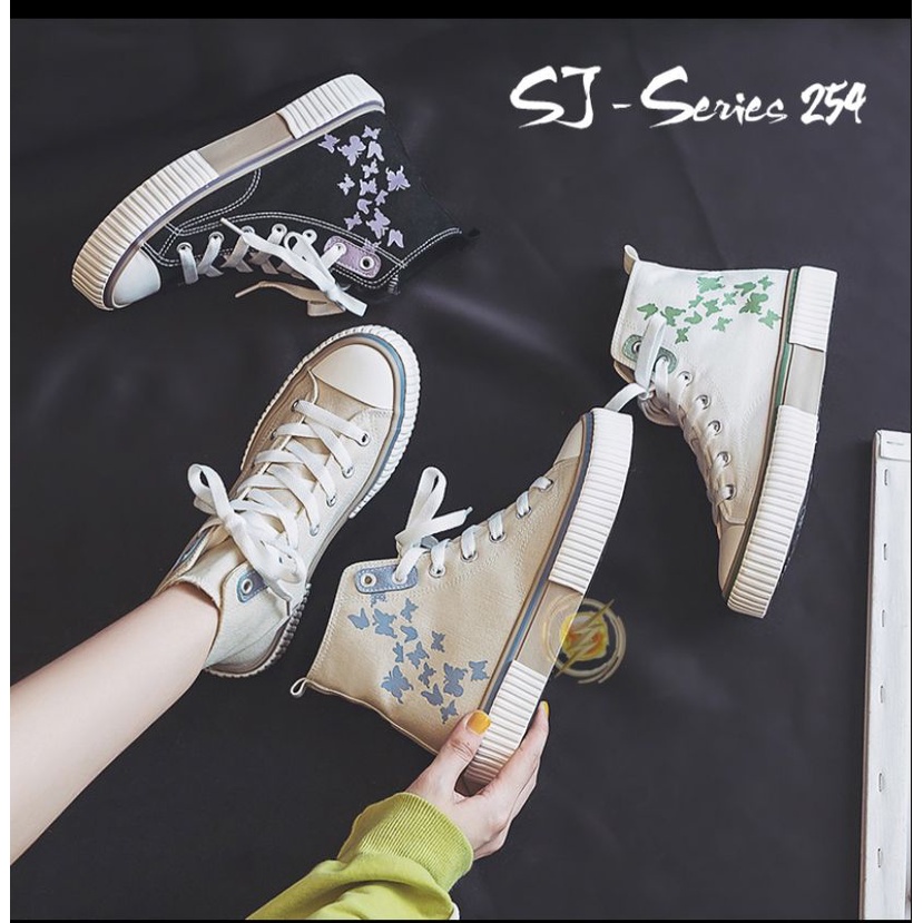 sepatu boot tren terbaru SJ-butterfly