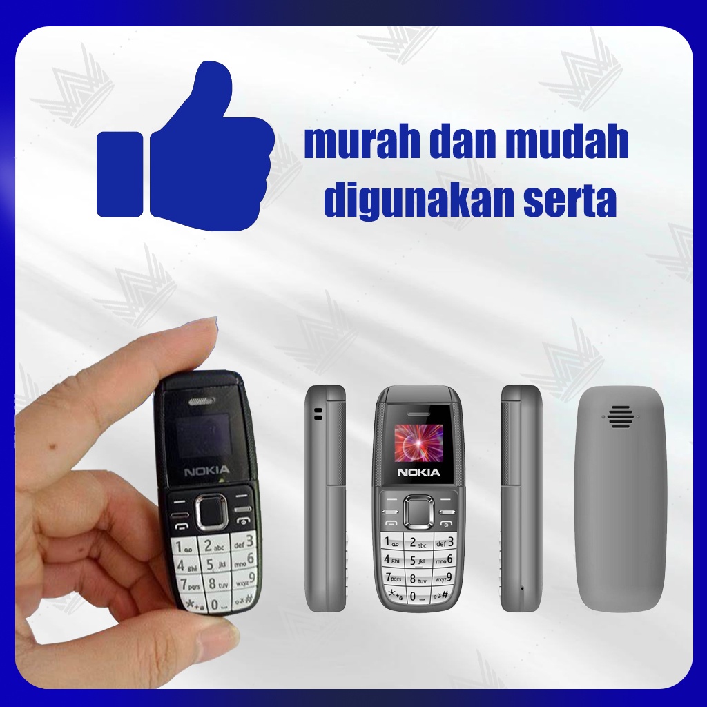 Nokia BM200 HP NOKI A 105 2017 Mini DUAL SIM Bisa Bahasa Indonesia