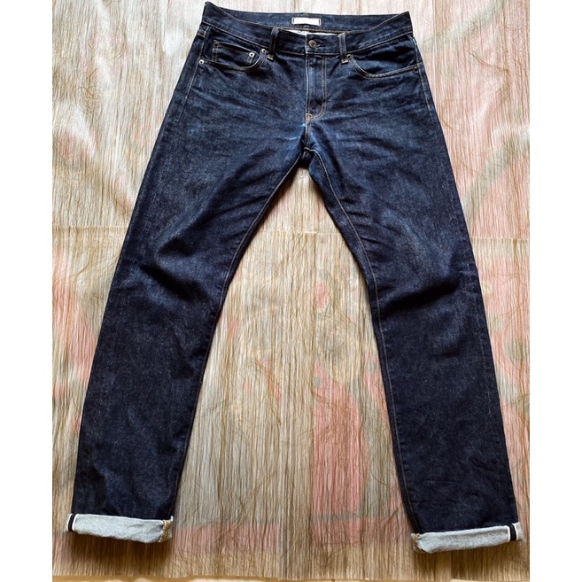 uniqloo selvedge jeans second original/ jeans / selvedge