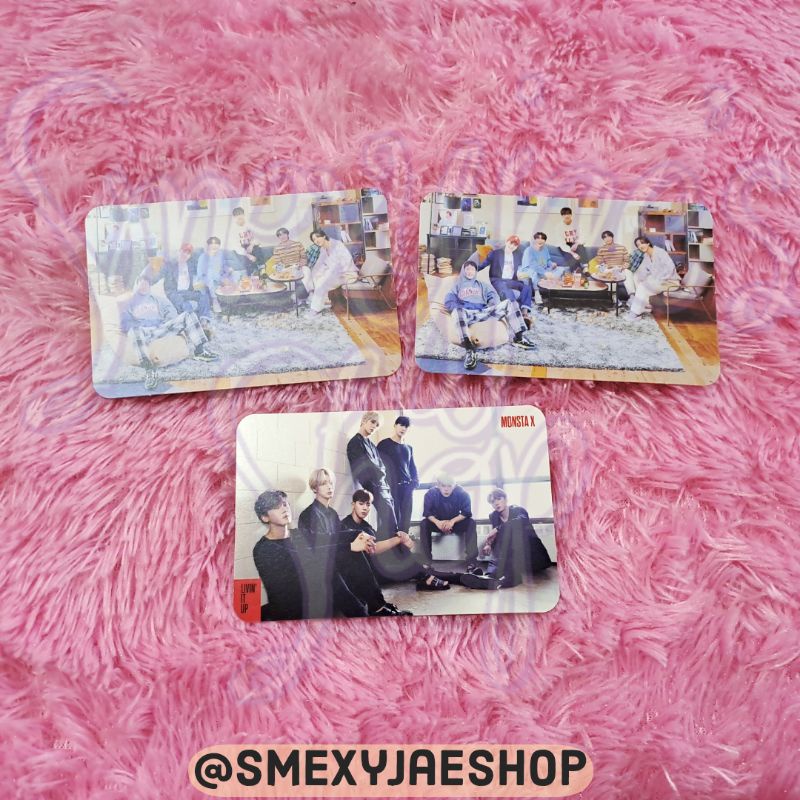 MONSTA X Japan Single Album ver. Official PC - Livin' It Up / Flavors of Love (Group)