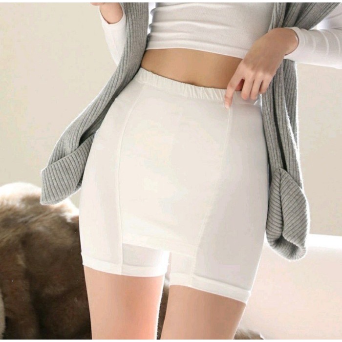 Double Layer Front Crotch Ice Silk Safety Short Beli 1 Gratis 4