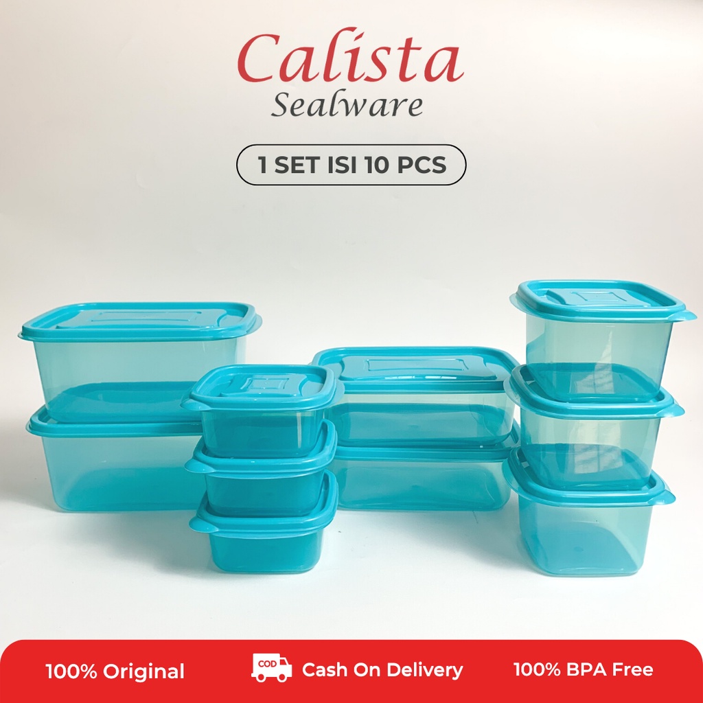 Jual Food Kontainer Container Set Kotak Penyimpanan Toples Kotak Calista Premium Oita