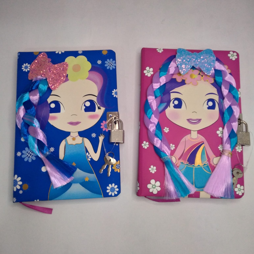 

DIARY COVER 3D KARAKTER DENGAN LOCK BOOK