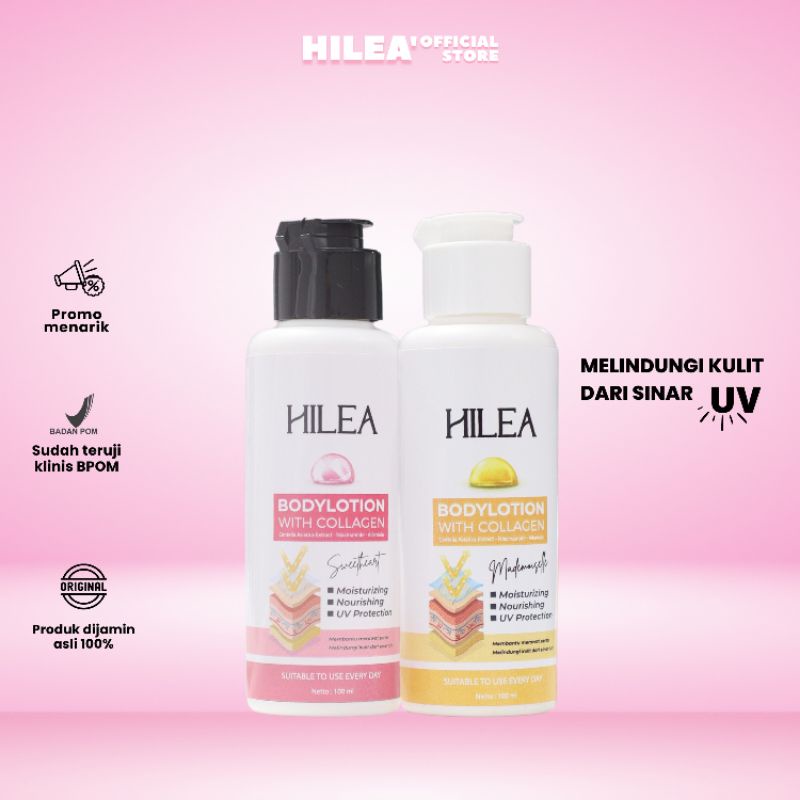 PROMO!! HILEA BODY LOTION WITH COLLAGEN BPOM