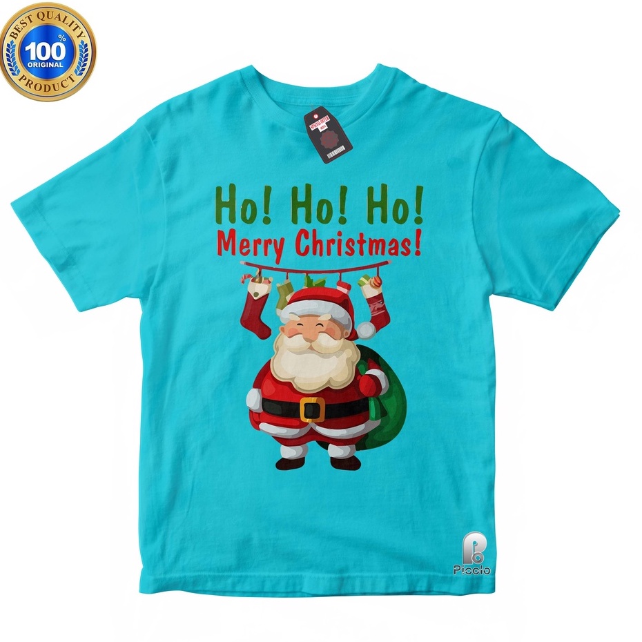 BAJU ANAK KAOS ATASAN ANAK SPESIAL NATAL MERRY CHRISTMAS Unisex Bahan COTTUN (Free Nama)