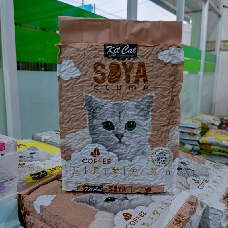 Pasir Tofu Kit Cat Soya Coffee 7lt