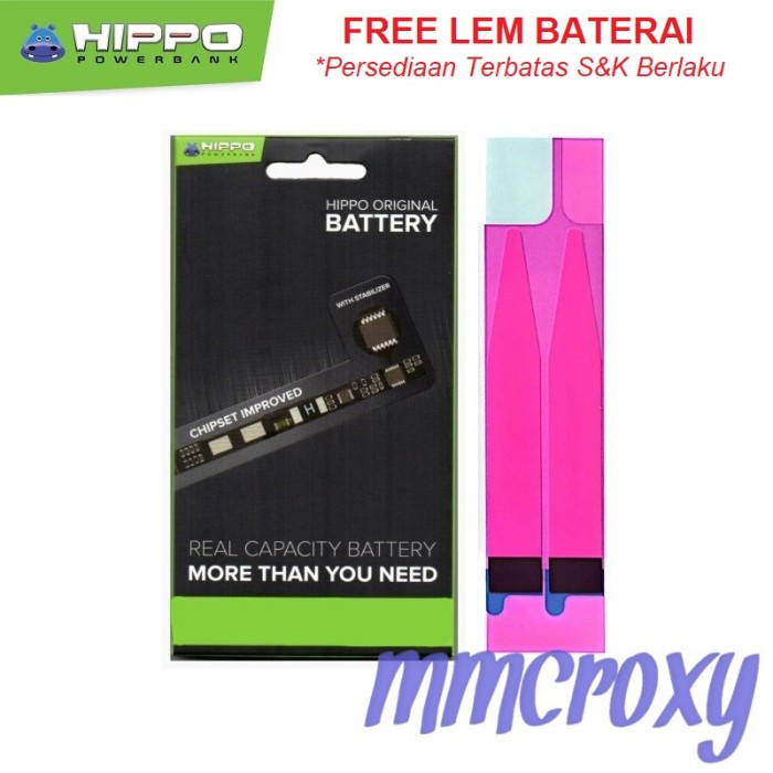 Hippo Baterai Iphone X 2716mAh Original Cell - Baterai iphone x