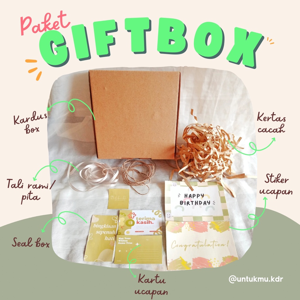 

PAKET GIFTBOX tanpa isian
